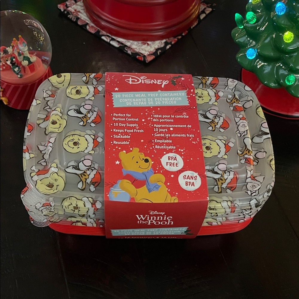 Disney Winnie the Pooh Red Meal Containers